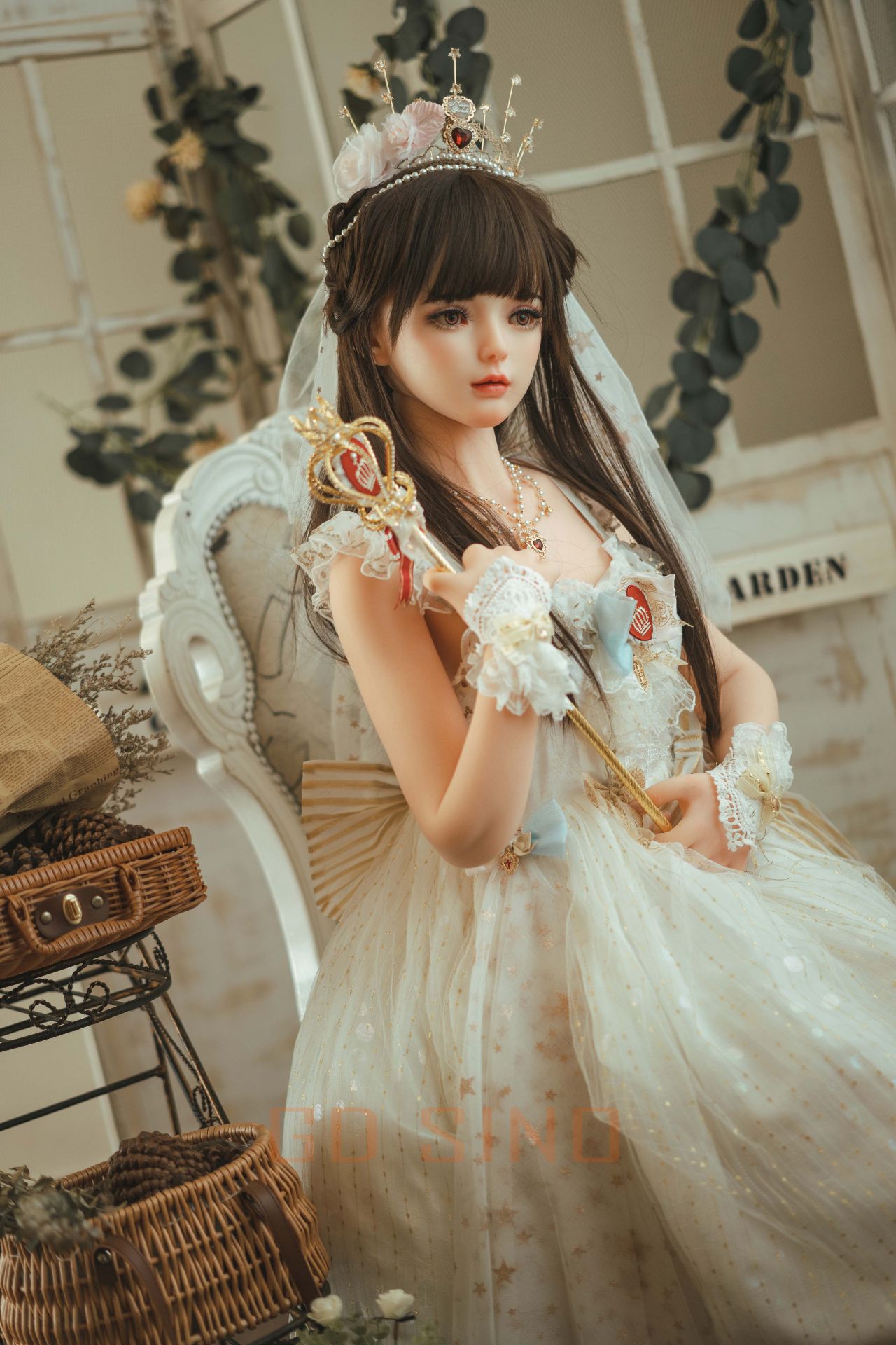 Picture of GD Sino Doll 156cm/5ft1 C-cup Silicone Sex Doll – Luozi (Little princess)