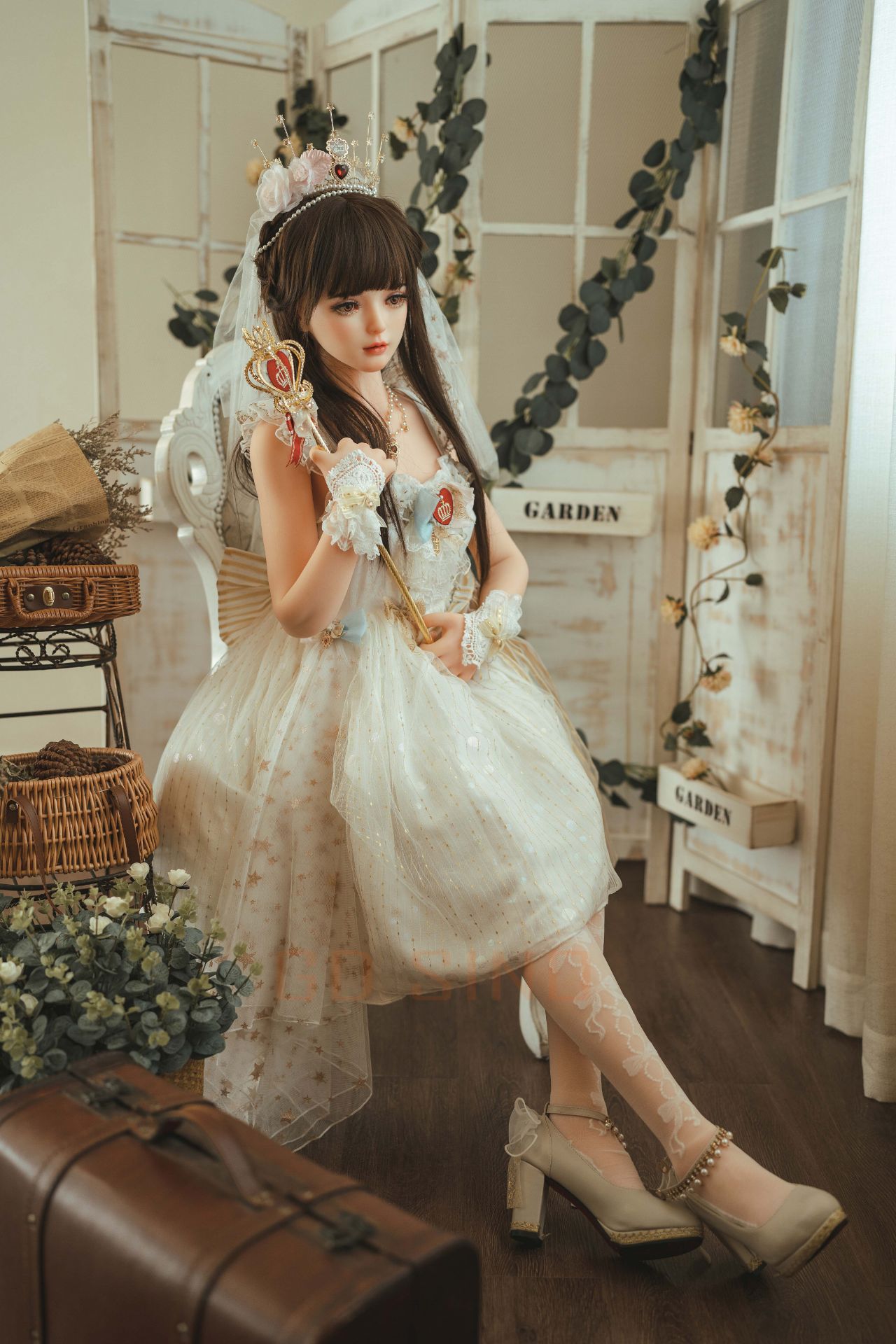 Picture of GD Sino Doll 156cm/5ft1 C-cup Silicone Sex Doll – Luozi (Little princess)