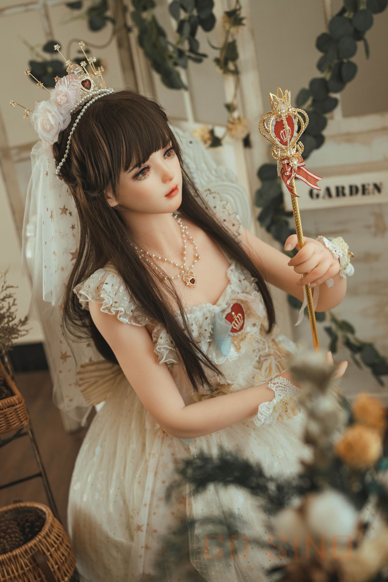 Picture of GD Sino Doll 156cm/5ft1 C-cup Silicone Sex Doll – Luozi (Little princess)