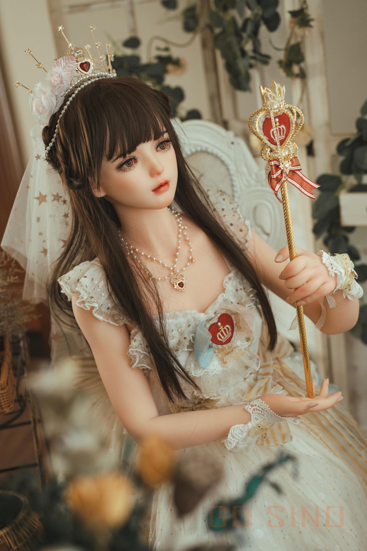 Picture of GD Sino Doll 156cm/5ft1 C-cup Silicone Sex Doll – Luozi (Little princess)