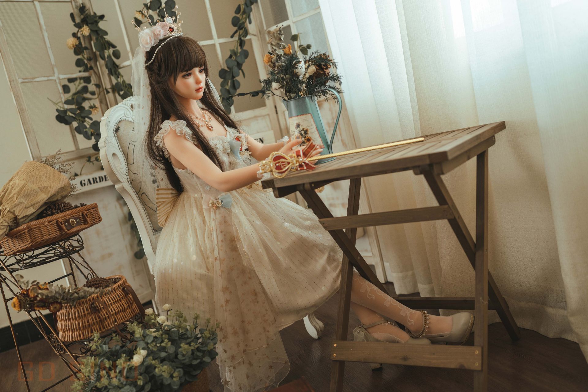 Picture of GD Sino Doll 156cm/5ft1 C-cup Silicone Sex Doll – Luozi (Little princess)