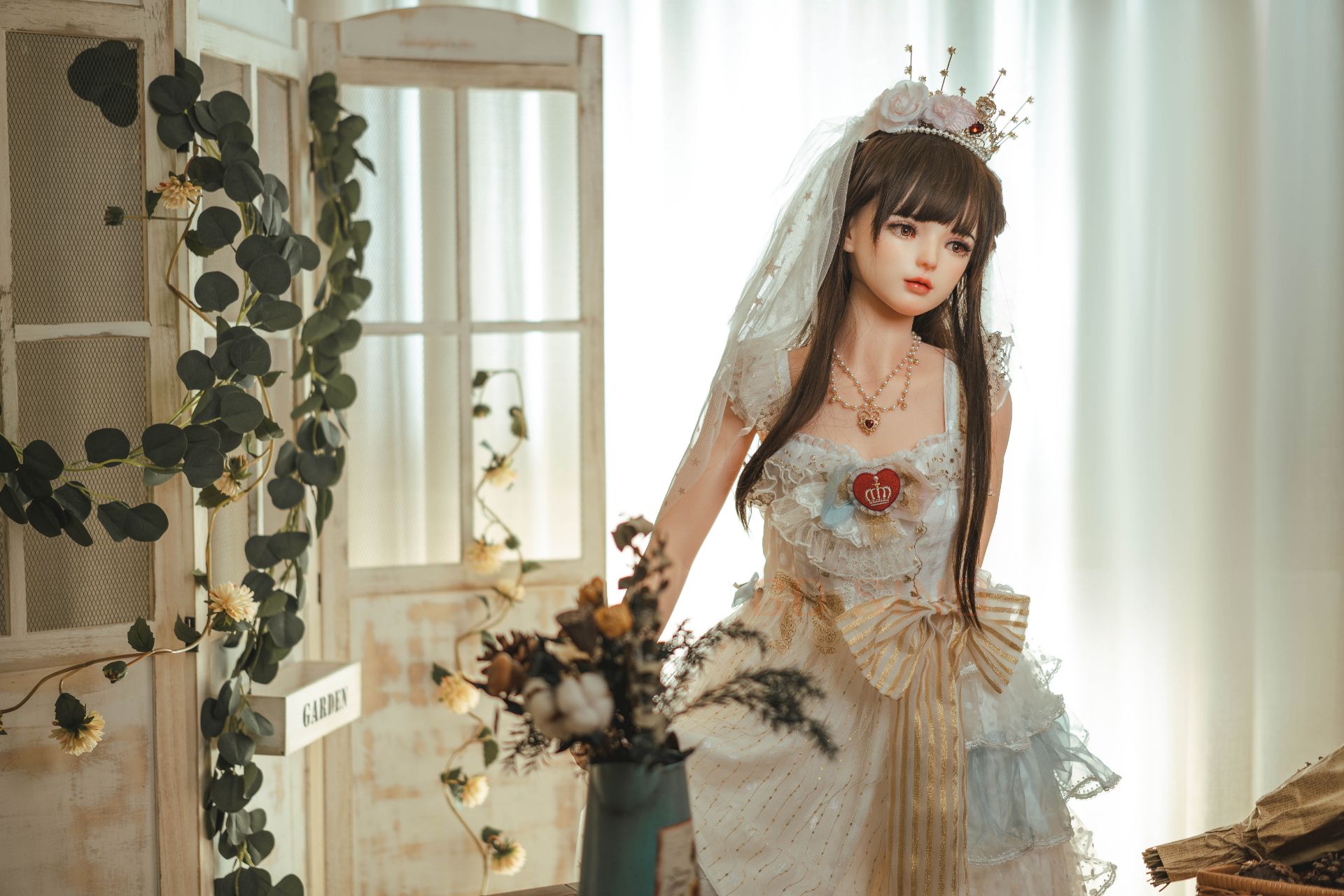 Picture of GD Sino Doll 156cm/5ft1 C-cup Silicone Sex Doll – Luozi (Little princess)