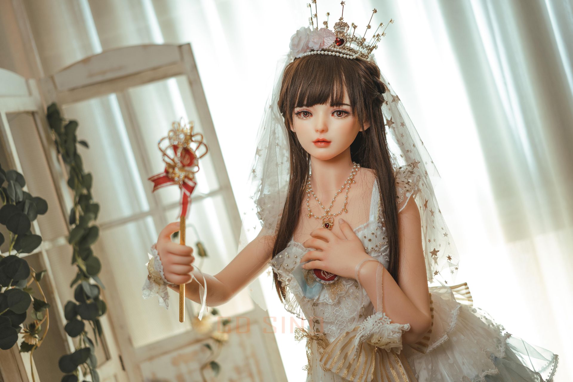 Picture of GD Sino Doll 156cm/5ft1 C-cup Silicone Sex Doll – Luozi (Little princess)