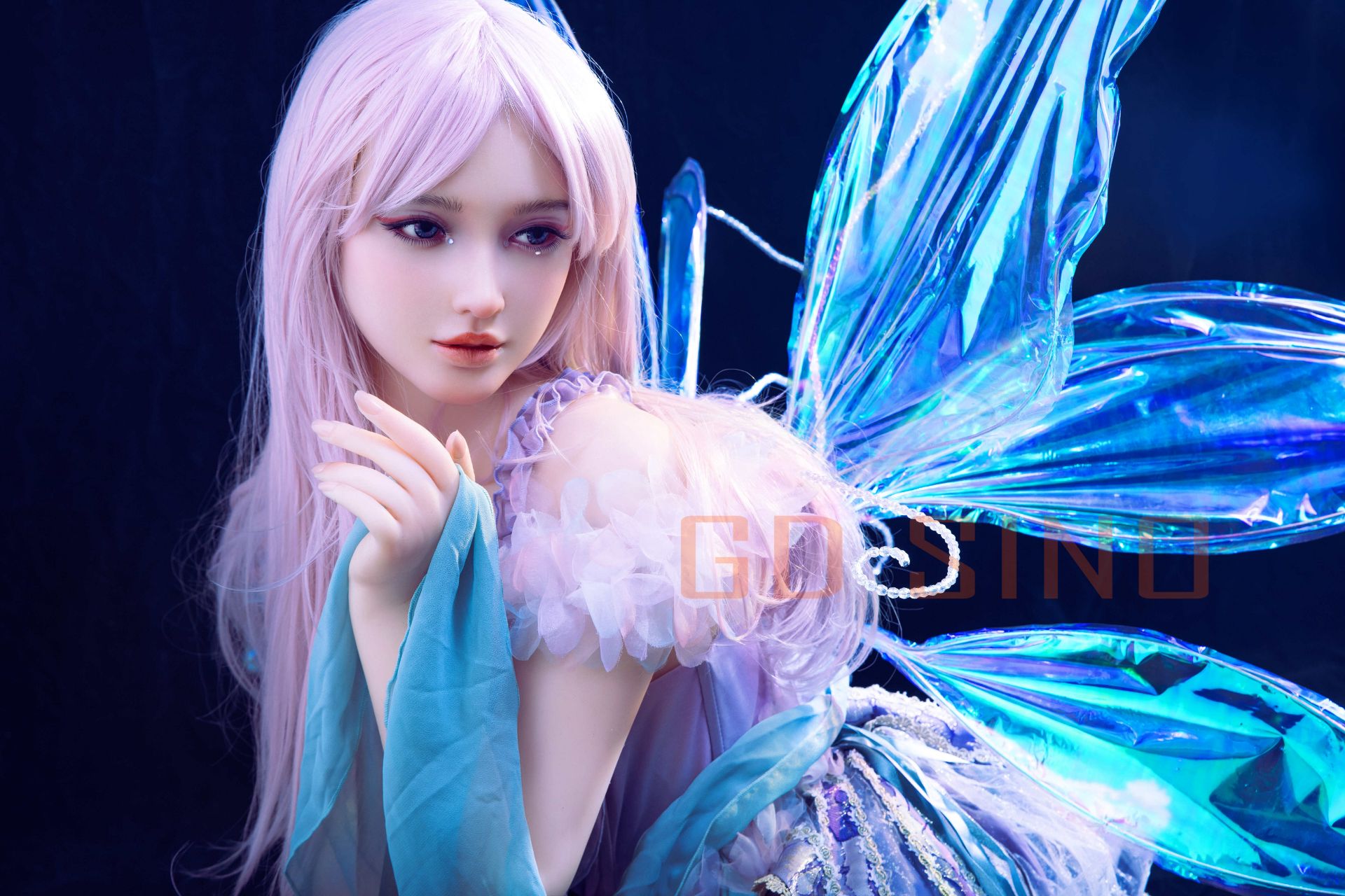 Picture of GD Sino Doll 156cm/5ft1 C-cup Silicone Sex Doll – S33 Linyanyan R+S effect