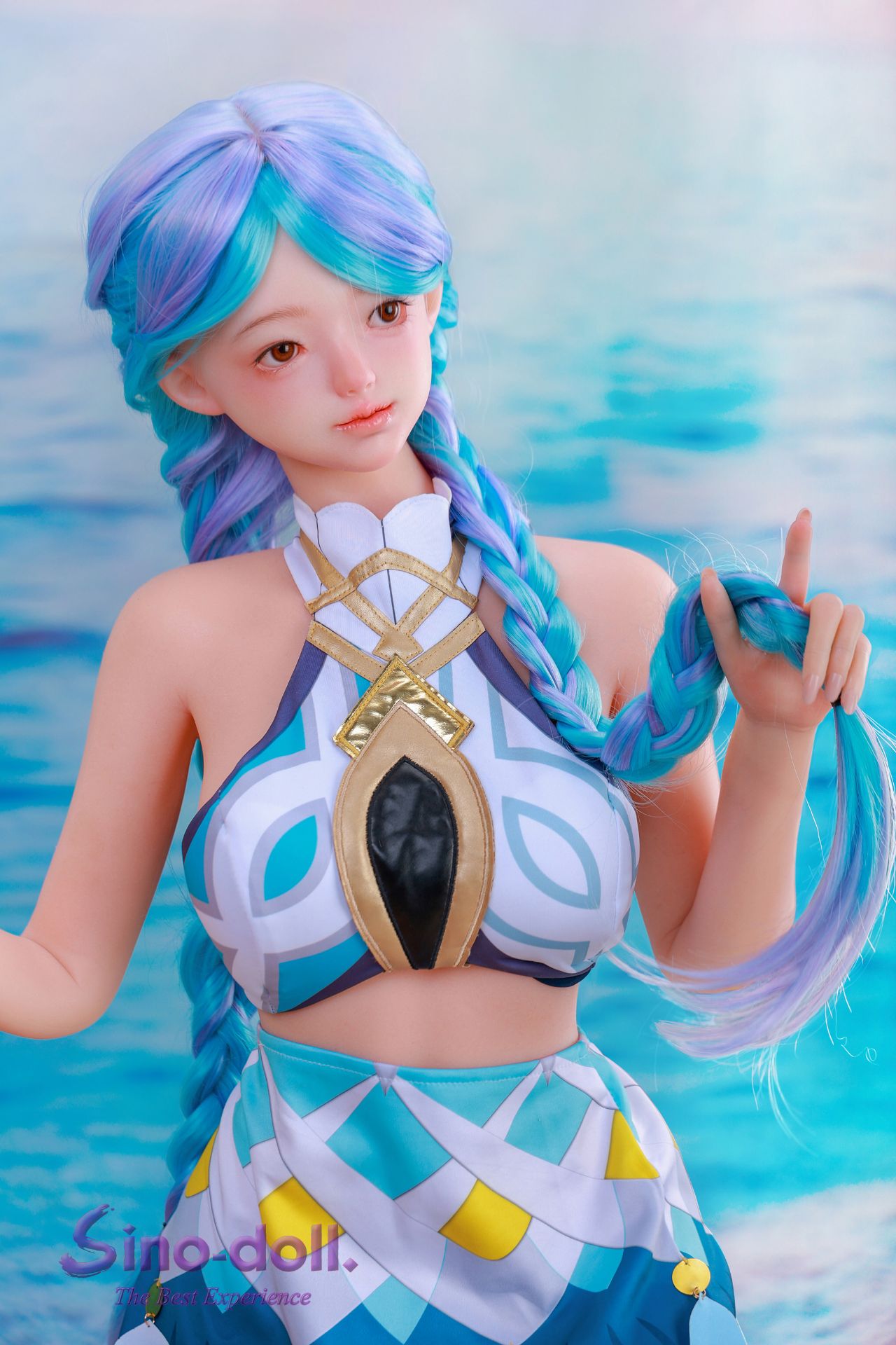 Picture of Soft Max Sino Doll - S143cm/4ft8 (Normol breasts) B-Cup + S143 (Normal breasts)+S56 Linbai (R+S effect)