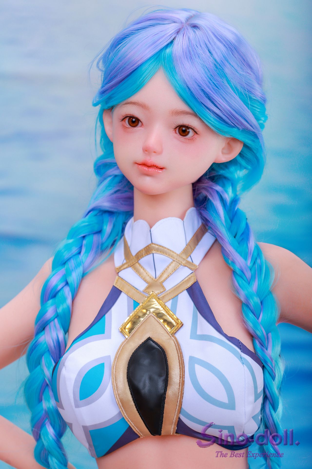 Picture of Soft Max Sino Doll - S143cm/4ft8 (Normol breasts) B-Cup + S143 (Normal breasts)+S56 Linbai (R+S effect)