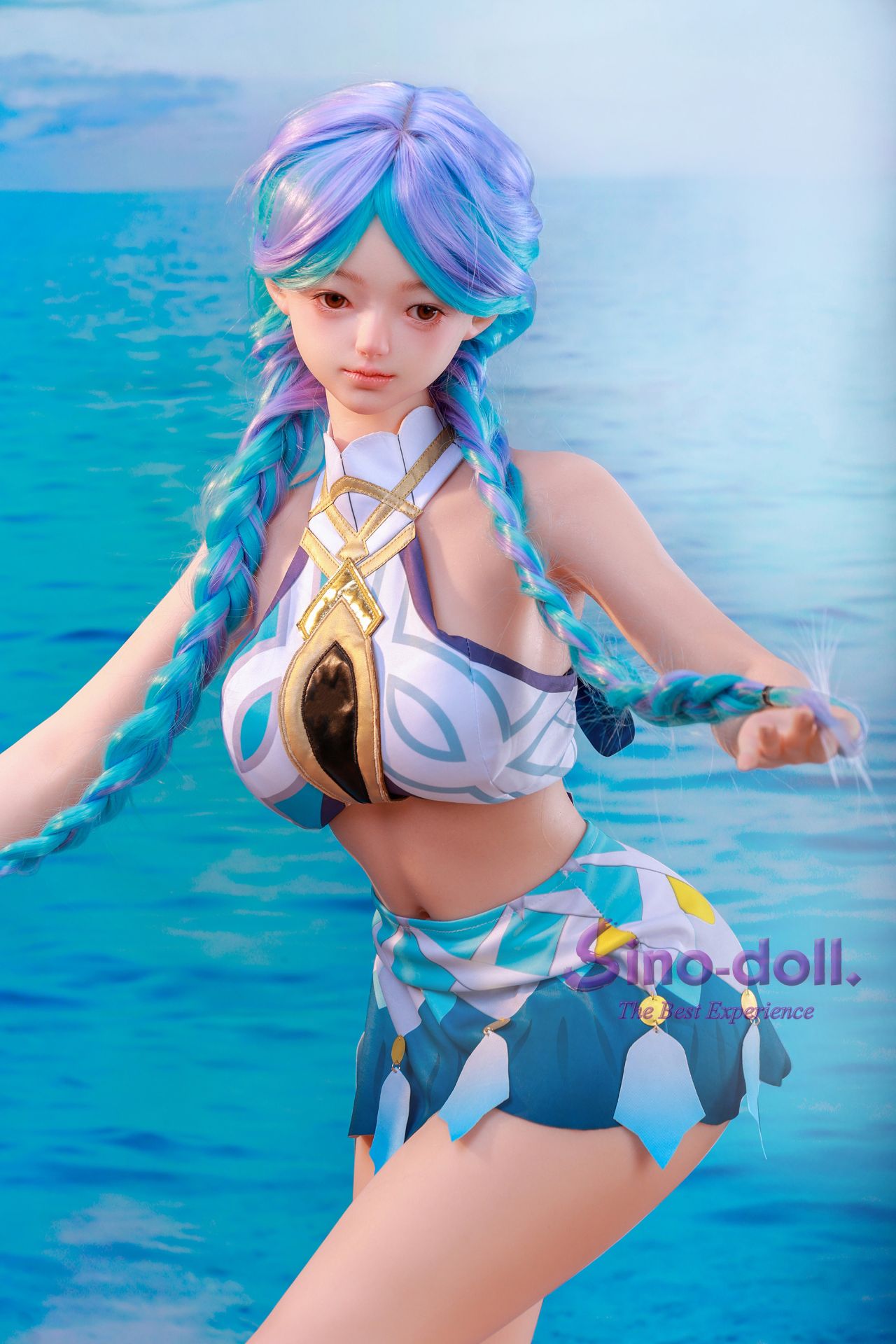 Picture of Soft Max Sino Doll - S143cm/4ft8 (Normol breasts) B-Cup + S143 (Normal breasts)+S56 Linbai (R+S effect)