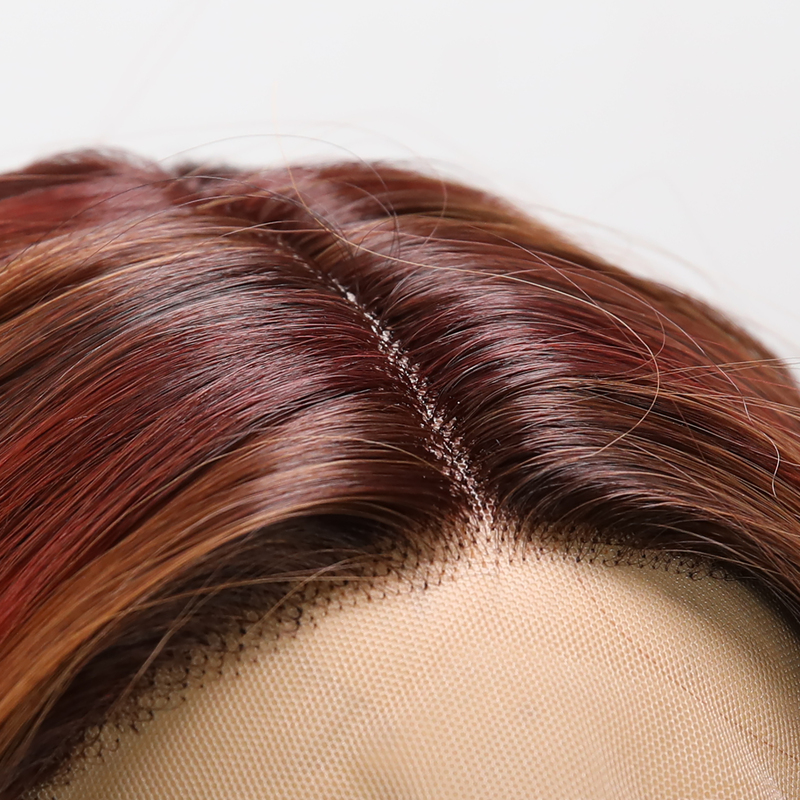 Picture of Brown Curly Long Sex Doll Wig