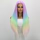 Picture of Rainbow Long Wig For Sex Doll