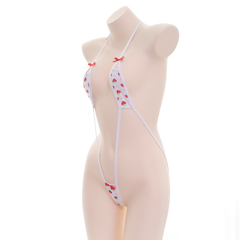 Picture of Sexy Strawberry Striped Strap Bikini
