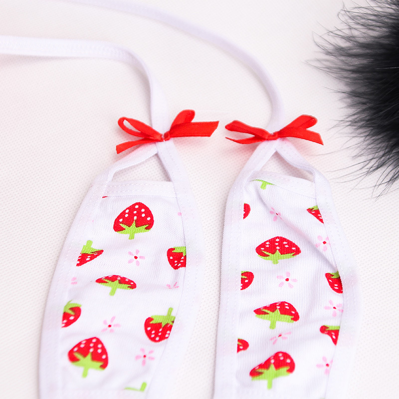 Picture of Sexy Strawberry Striped Strap Bikini