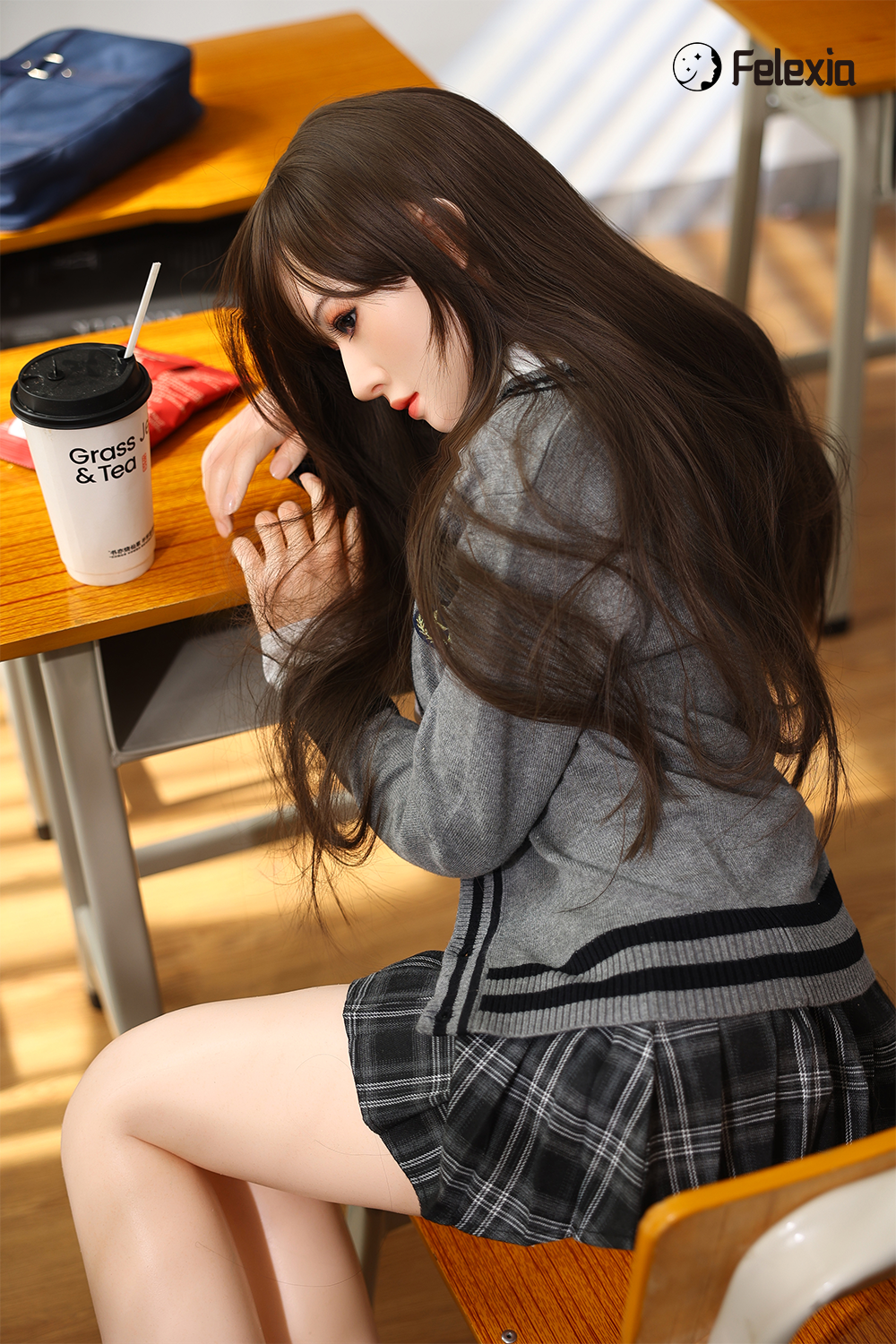 Picture of Felixia Doll new doll Suki 150cm full body silicone lifesize sex doll - Miku 150cm Full silicone sex doll