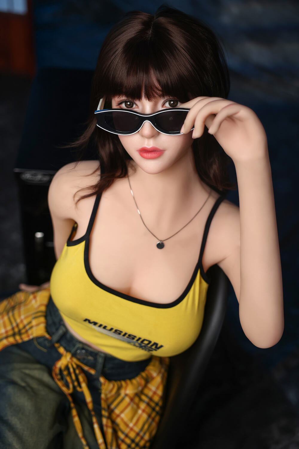 Picture of Orange In Hybrid Sex Doll 168cm/5ft6 F-cup Silicone Head Sex Doll – Mila