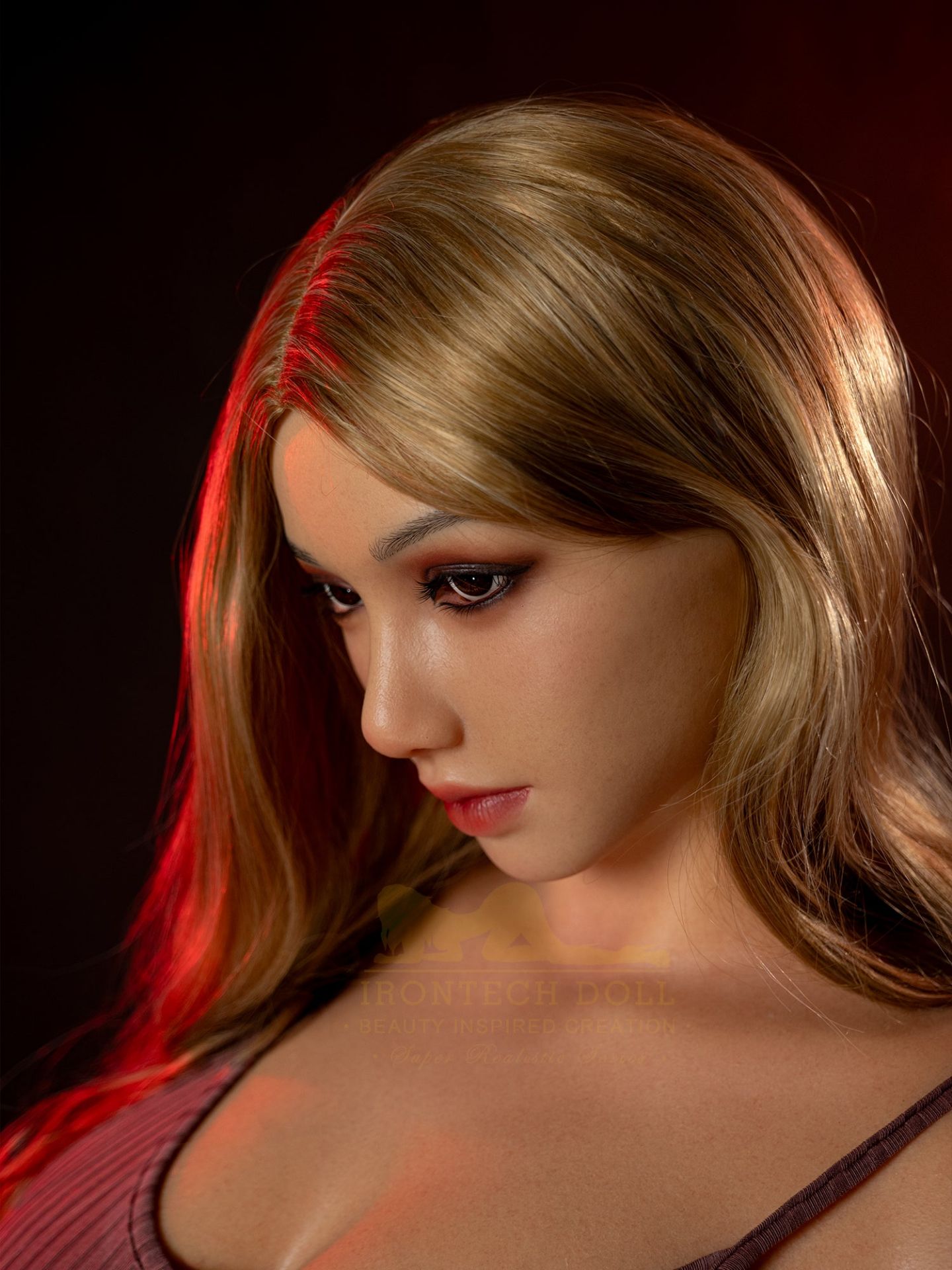 Picture of Irontech Full Silicone Sex Doll Rita S30: White Sex Doll