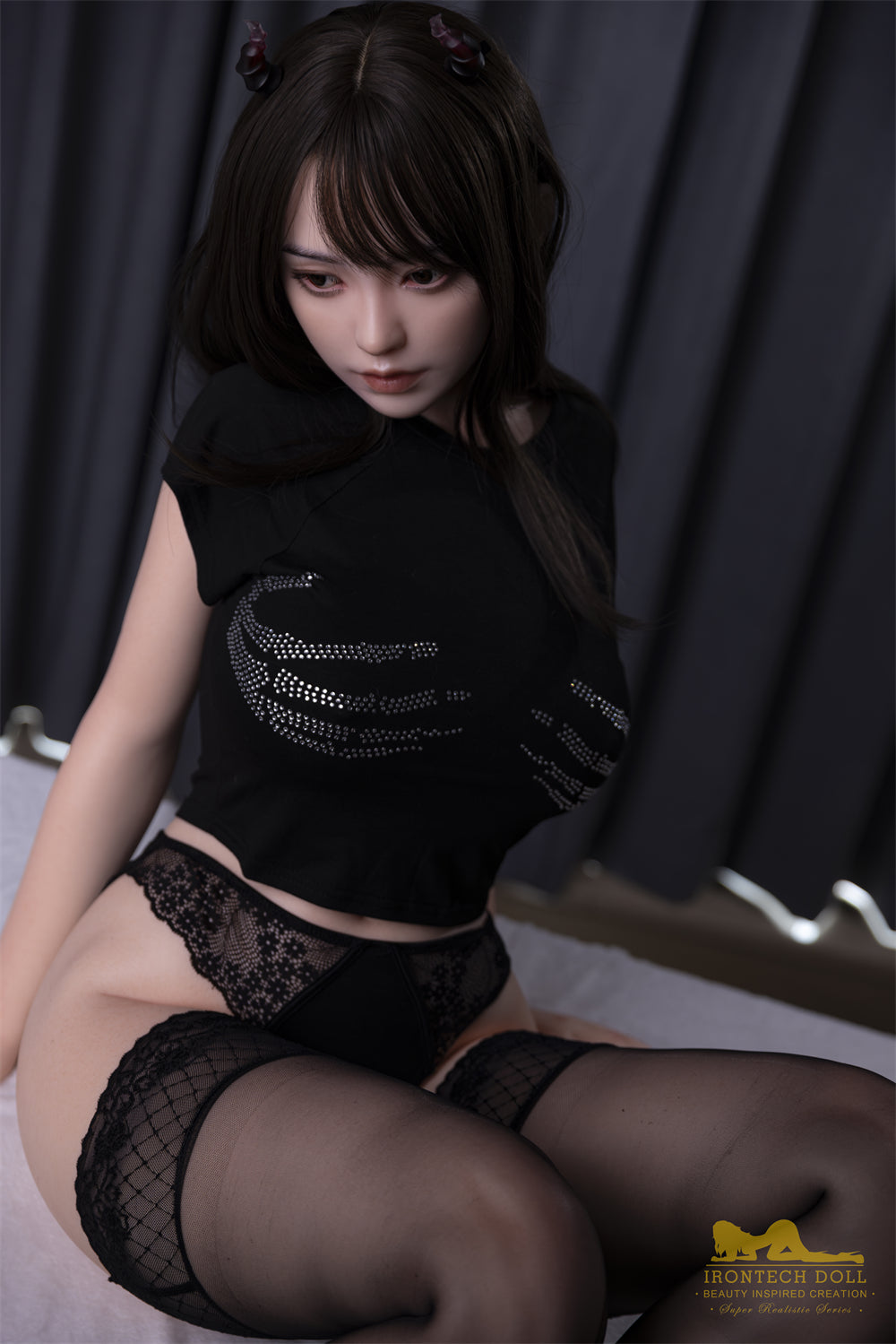 Picture of Irontech Full Silicone Sex Doll Eileen S40(ROS Available): Irontech Asian Sex Doll