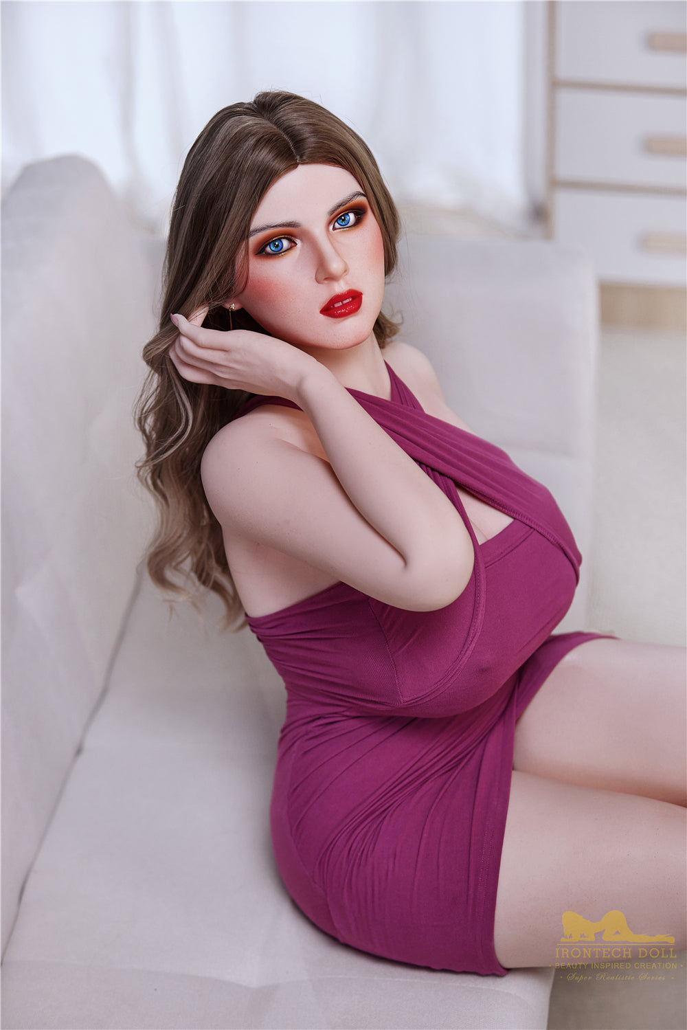 Picture of Irontech Full Silicone Sex Doll Fenny S29(ROS Available): Irontech White Sex Doll