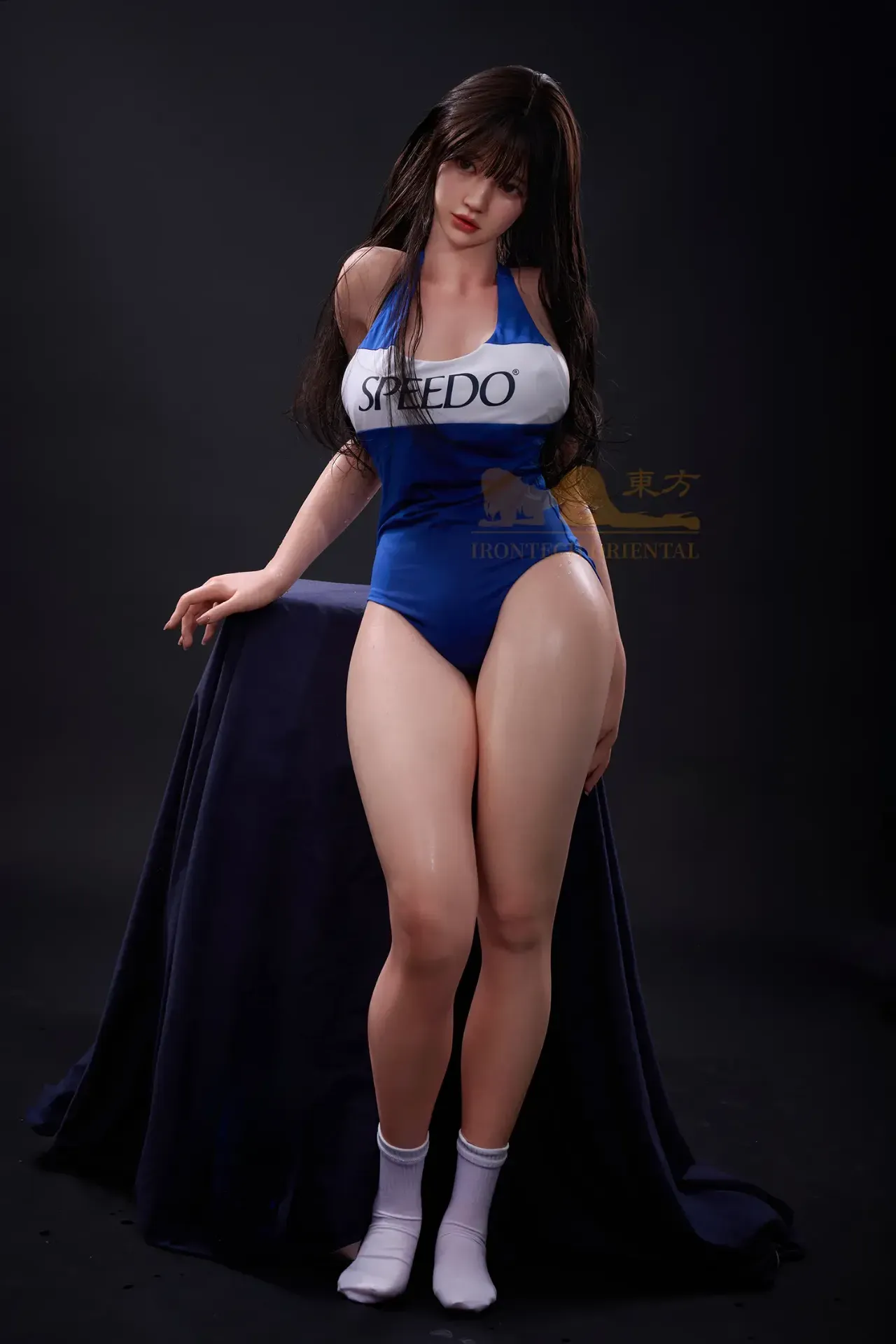 Picture of Irontech Silicone Sex Doll Nudes Asian Sex Doll 161cm/5ft3 T4 ROS MAX Head Silk Glow -Evie [Oriental Series]